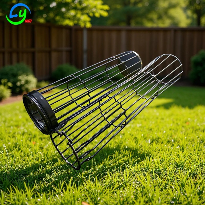 南昌卡盘式除尘袋笼销售镀锌有机硅除尘器骨架热电厂分节式笼骨架