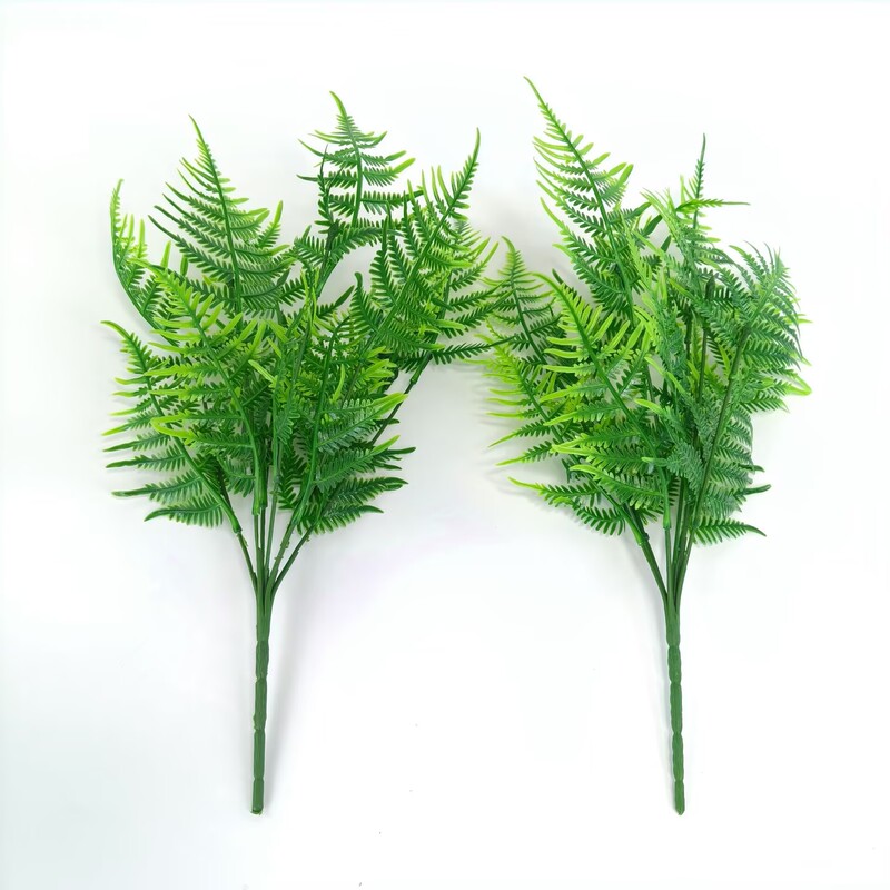 Plastic Artificial Green Plants, Ferns, 7-Branch Large Persian Grass Bunches, Fake Aquatic Plants, Persian Leaves for Home, Wedding, and Office Decoration Plastic Artificial Green Plants, Ferns, 7-Branch Large Persian Grass Bunches, Fake Aquatic Plants, Persian Leaves for Home, Wedding, and Office Decoration