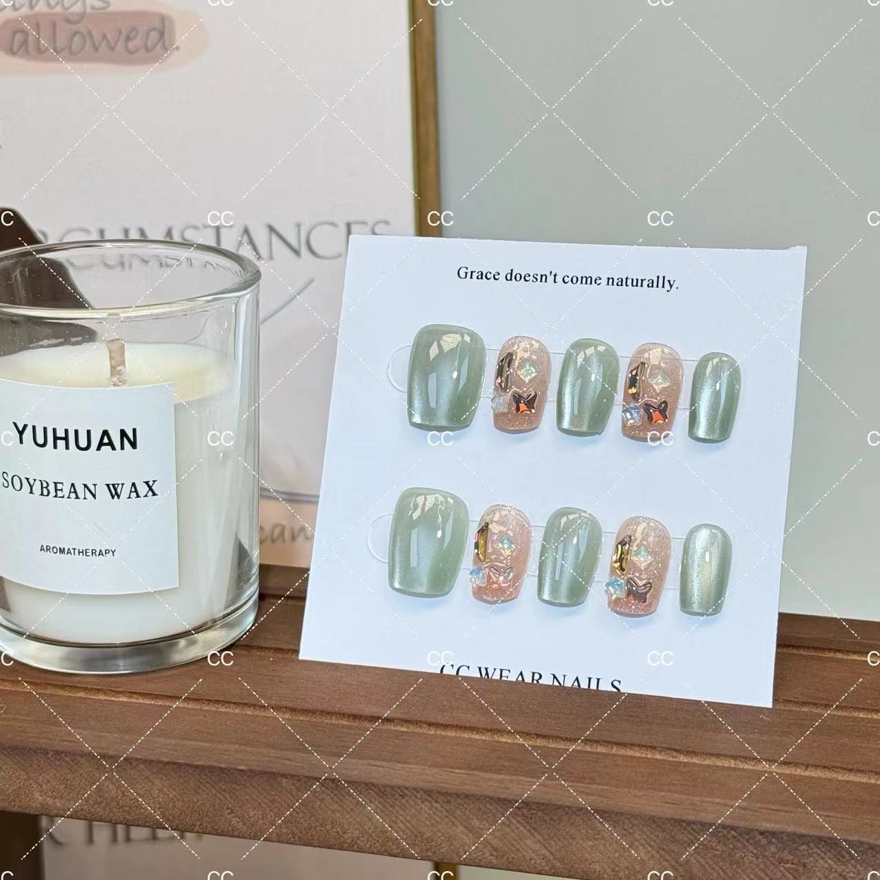 SZY063 verde leche verde