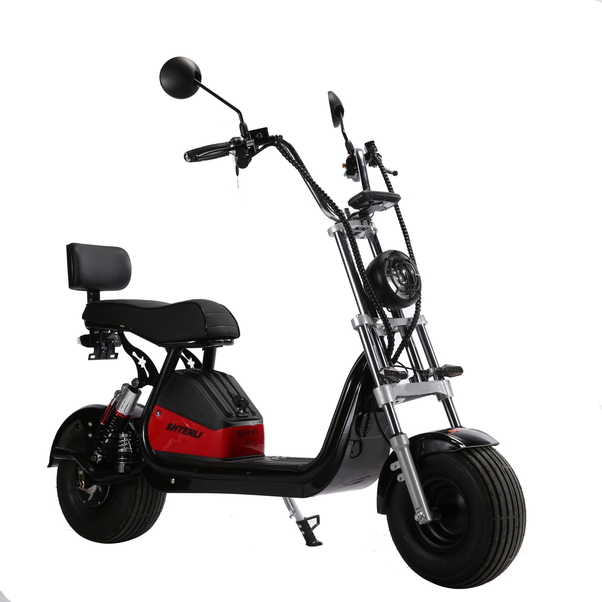 Factory Direct Sales Mini Men's and Women's Small Harley Wide Tire Electric Scooter Double City Recreational Vehicle