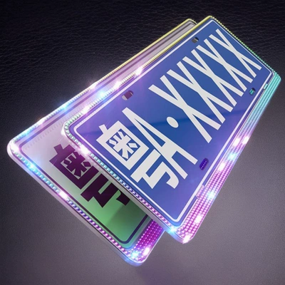 License plate holder/license plate holder: Car License Plate Frame with Rhinestones