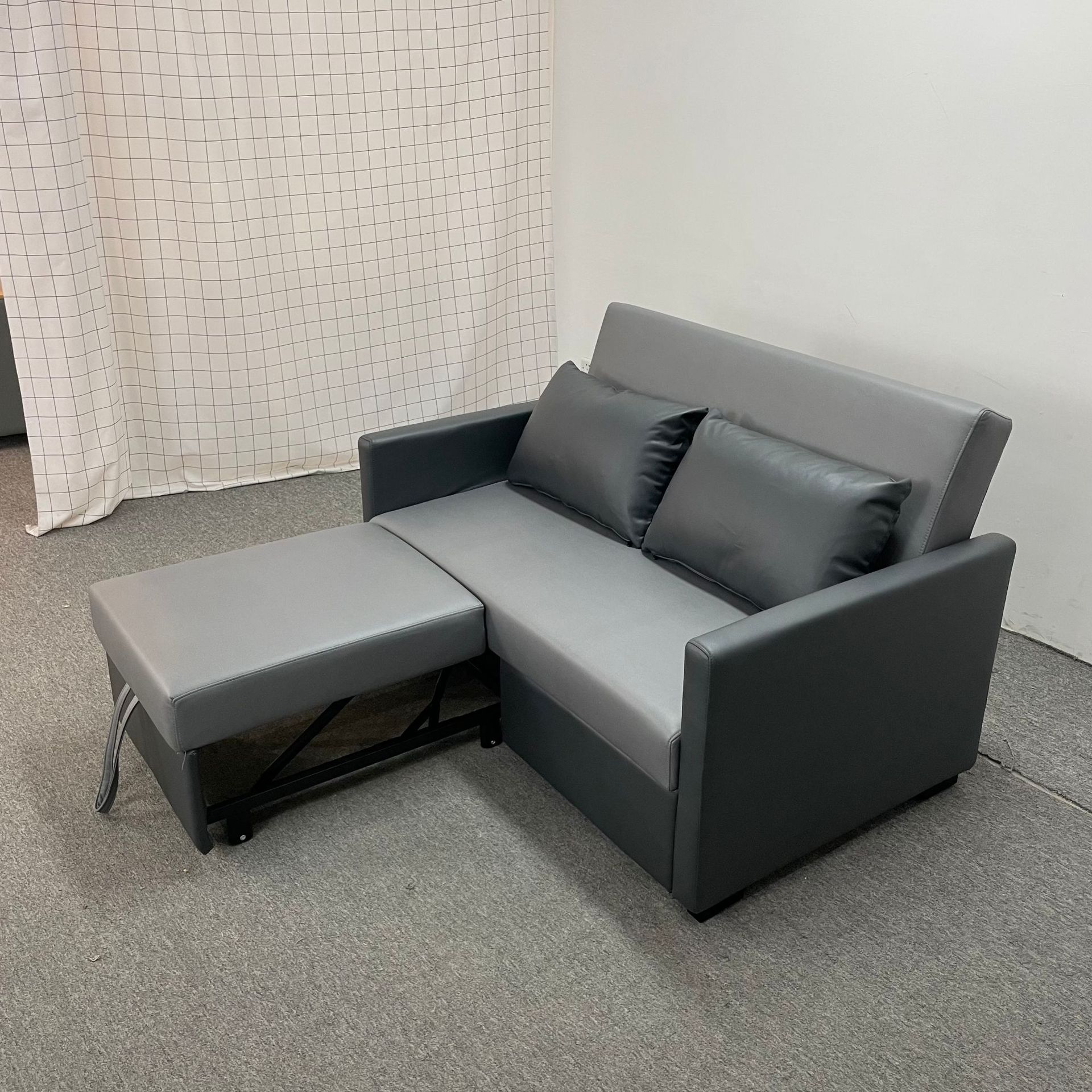 Sofá cama plegable doble doble multifuncional sala de estar pequeña casa de alquiler de tecnología económica tela sofá cama