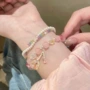 新款学生彩色串珠手链