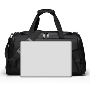 Capacious sports bag, luggage shoulder bag wet and dry separation, sports organizer bag for training 2