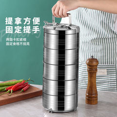 304 stainless steel lunch box with multi-layer vacuum insulation, double-layer sealed, for students, factory wholesale