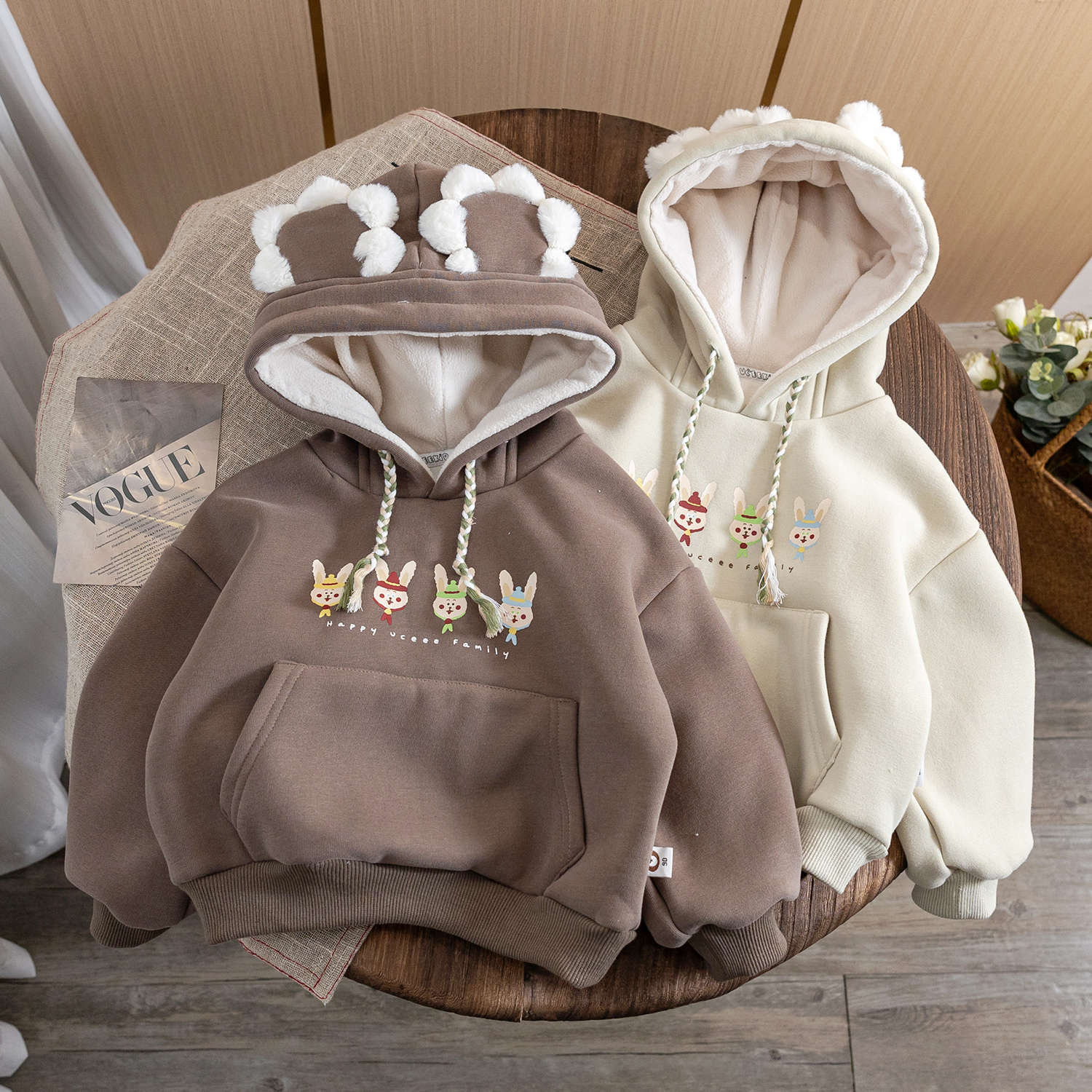 Girls' Sweater - Bean Green