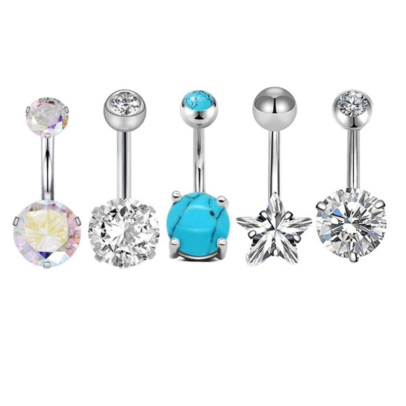 16G labret stud size and finish detail
