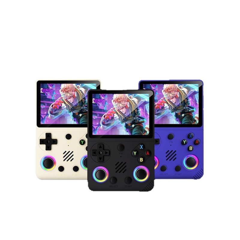 新款RG36开源游戏机掌机pro掌上GBA便携式怀旧迷你街机PSP彩灯RGB|undefined