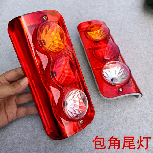 Аксессуары для электрического трехколесного велосипеда, задний фонарь в сборе, подключаемый левый и правый задний указатель поворота, стоп-сигнал 12v48v60v угол