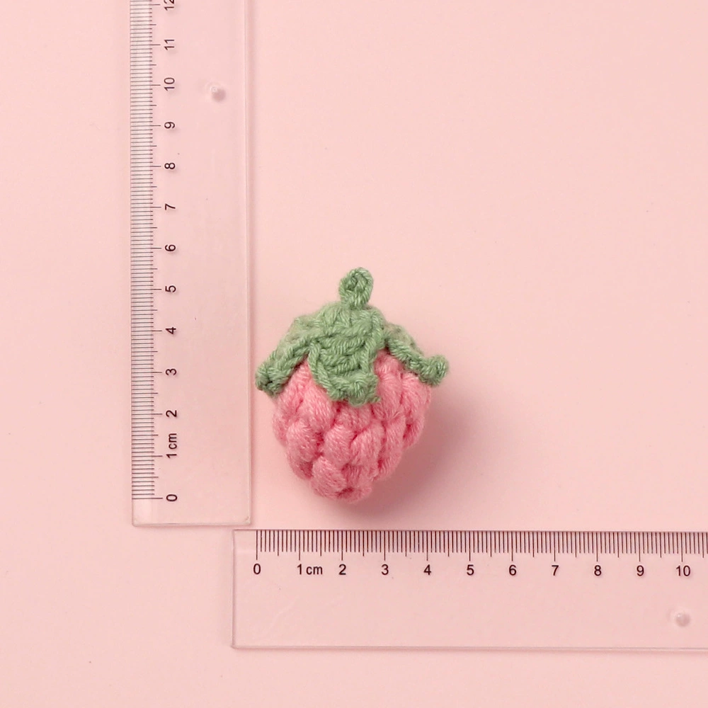 Яблоко, подвеска handmade, клубника, вязаная брелок, подсолнух, оптовая