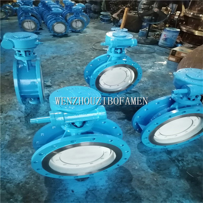 铸钢 碳钢三偏心蝶阀 DS343H-10C 双向承压硬密封蒸汽蝶阀