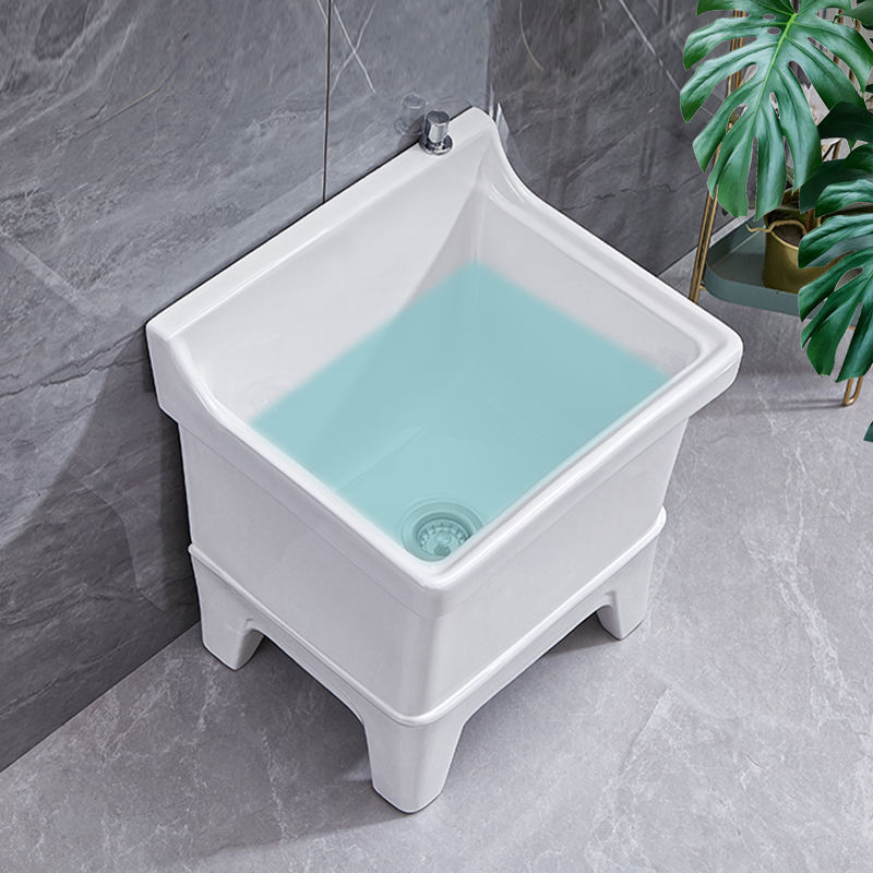 ceramics Mop pool household balcony TOILET Integrated trumpet Mop pool Floor type Tall Mop pool