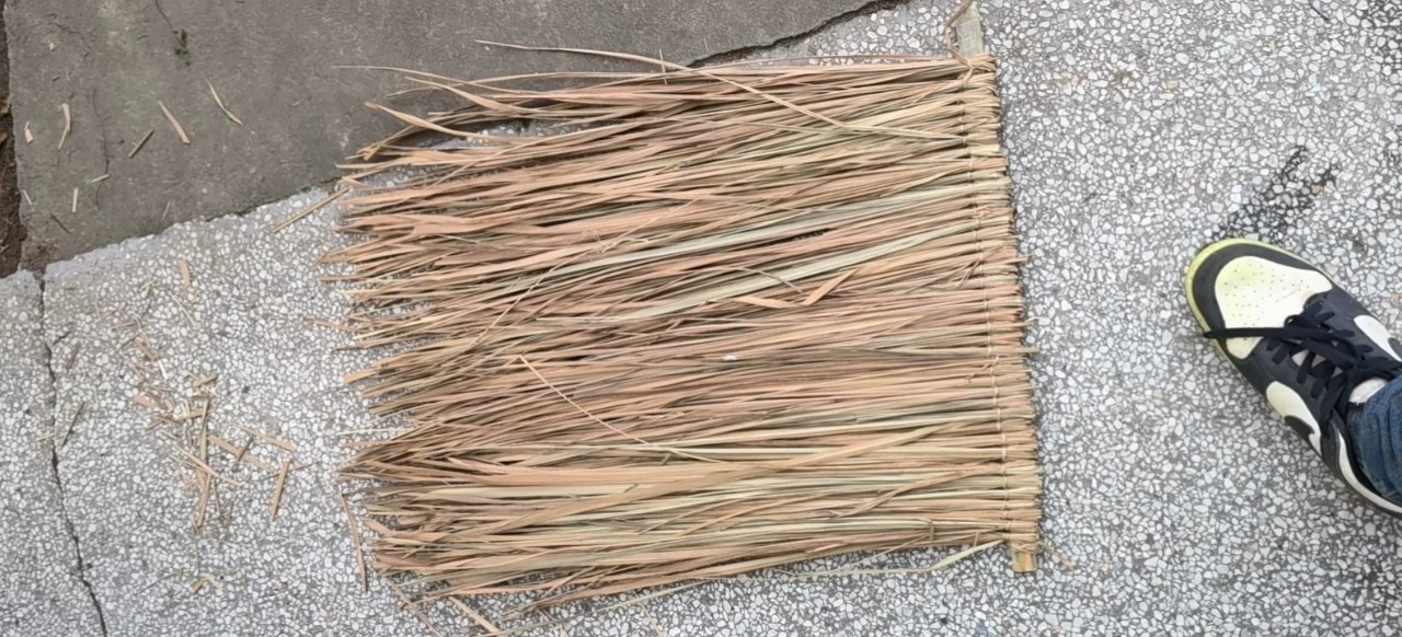 Соломенный коврик соломенный копать декоративный