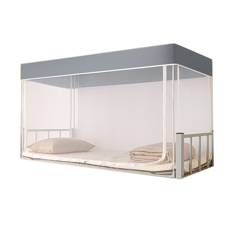 Dormitorio de estudiantes Mosquitera Dormitorio doméstico 2025 nueva cortina de cama completamente cerrada integrada