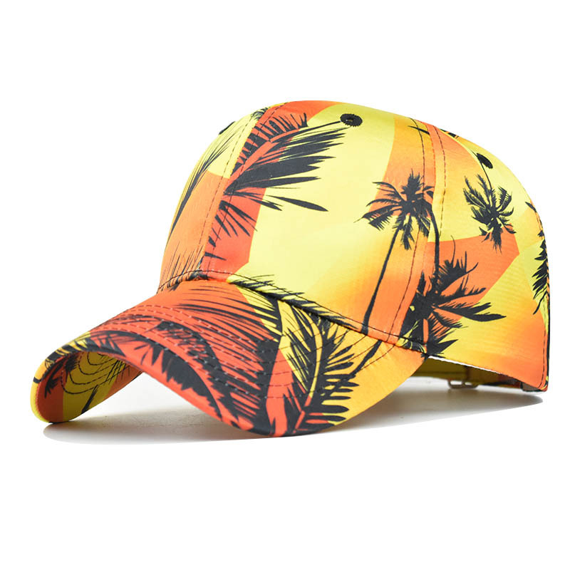 Gorra de Béisbol con Estampado de Algodón, con Sombrilla, para Al Aire Libre image 1