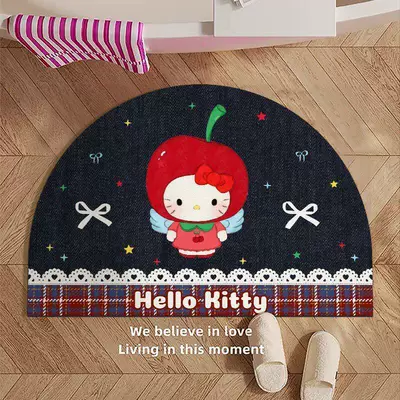 Avtomobil döşəmə paspasları – Mat, Bathroom Water-Absorbent Non-Slip Mat - apple-head-hello-kitty-4060cm25mm-diatom-mud