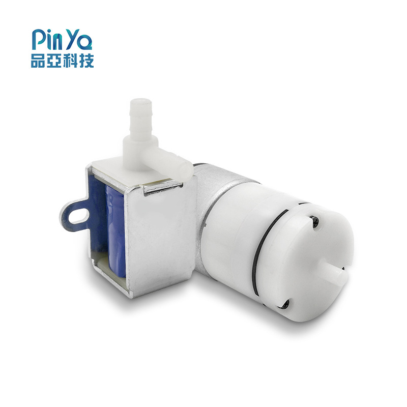 24V Electric Foot Bath Special 520A Micro Air Pump Normally Closed Three-Way Air Valve Washing Therapy Instrument Small Booster Air Pump