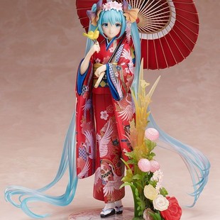 ����Ԫ����Ů Miku �ͷ����� ��ɫ�� 1/8 վ�� ģ�͔[�� ���b���k