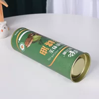 Производитель черного чая, зеленого чая, чая, чая, чая, упаковочная коробка может иметь логотип пустой цилиндр оптовая круглая креативная чайная банка