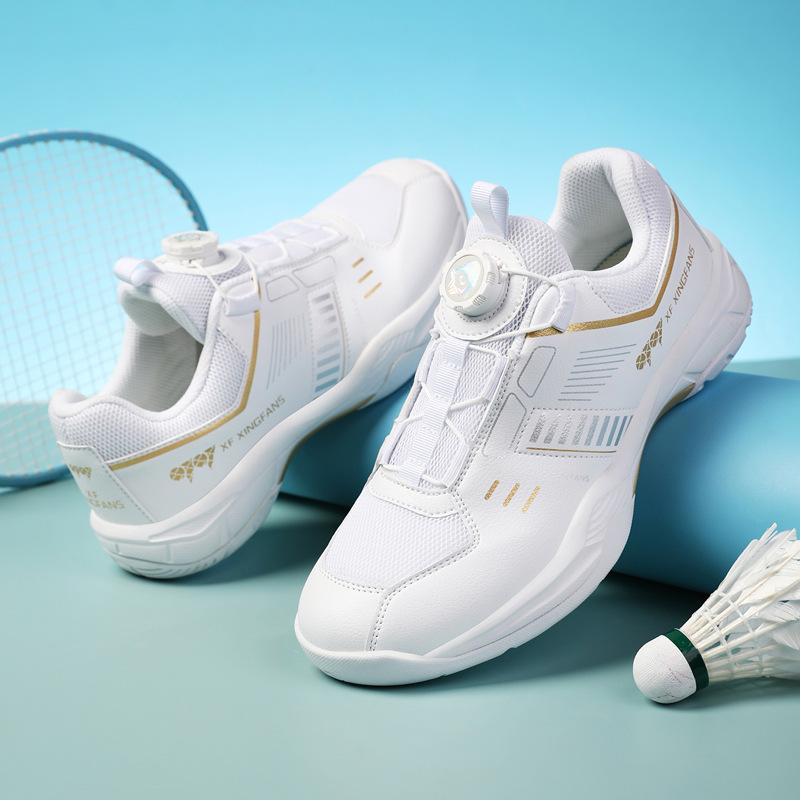 Zapatos de bádminton para hombres y mujeres entrenamiento de competencia profesional antideslizante malla ventilada zapatos deportivos de vuelo para hombres