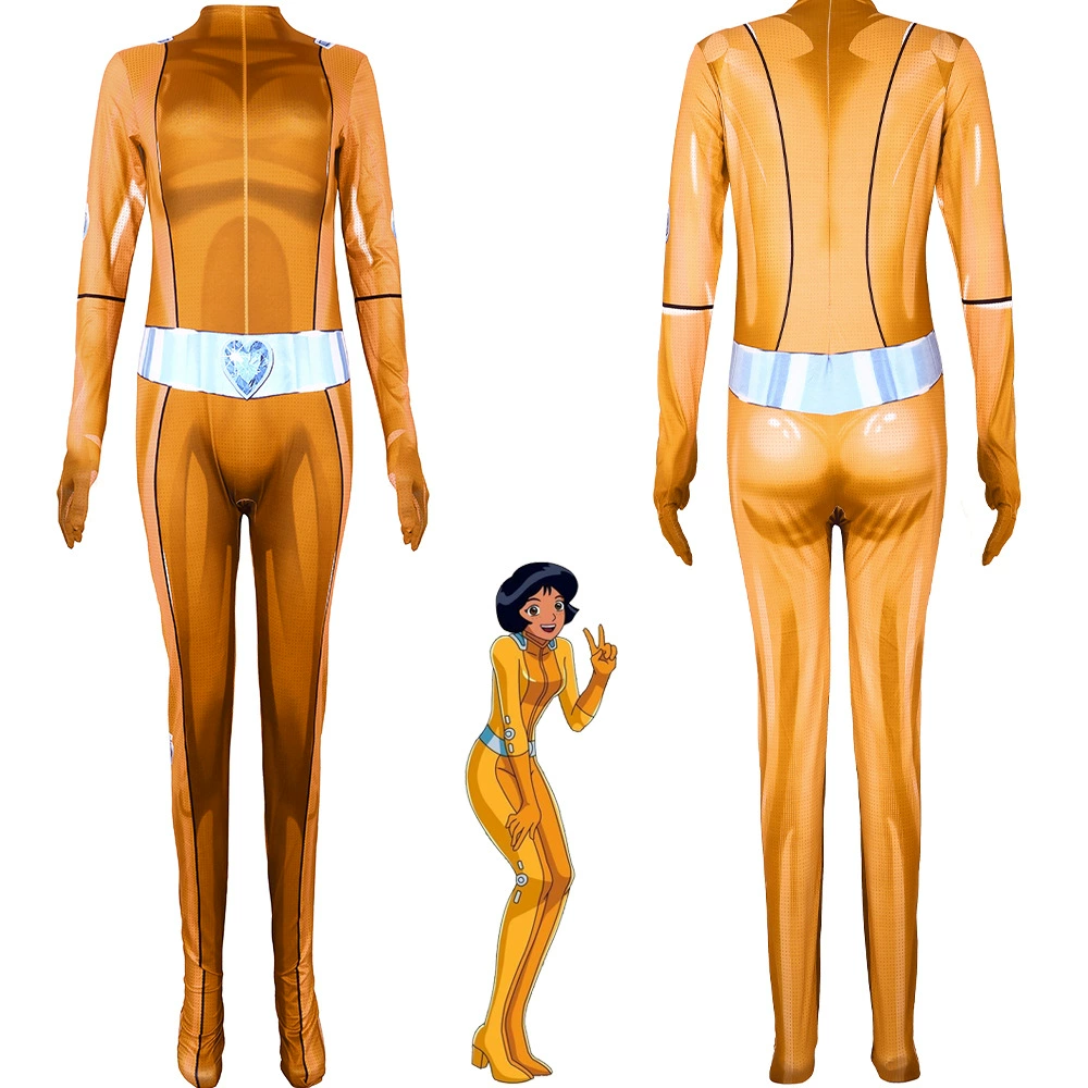 Хэллоуин TOTALLY Spies Европейский и американский шпионский агент 100 % COS Girl Agent Колготки Conjusational Колготки