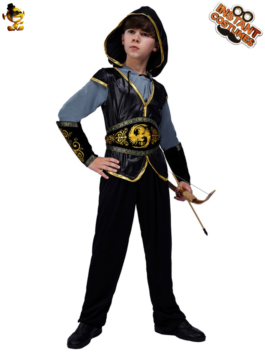 Halloween niño Archer tirador traje Cosplay traje mascarada etapa traje de rendimiento