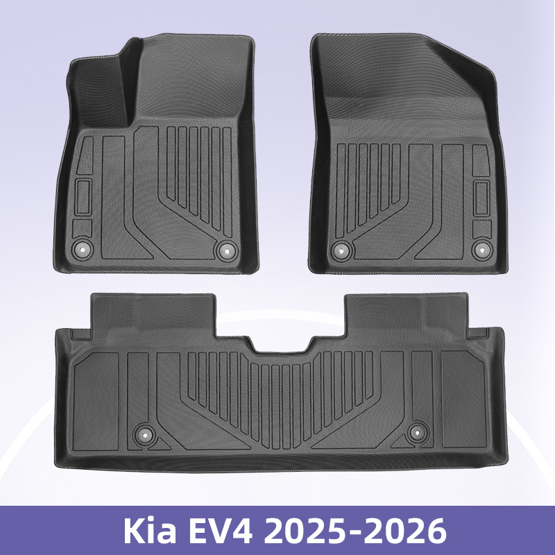 Es adecuado para la almohadilla del maletero de todo el tiempo 3D TPE para el automóvil Kia EV4 2025 - 2026