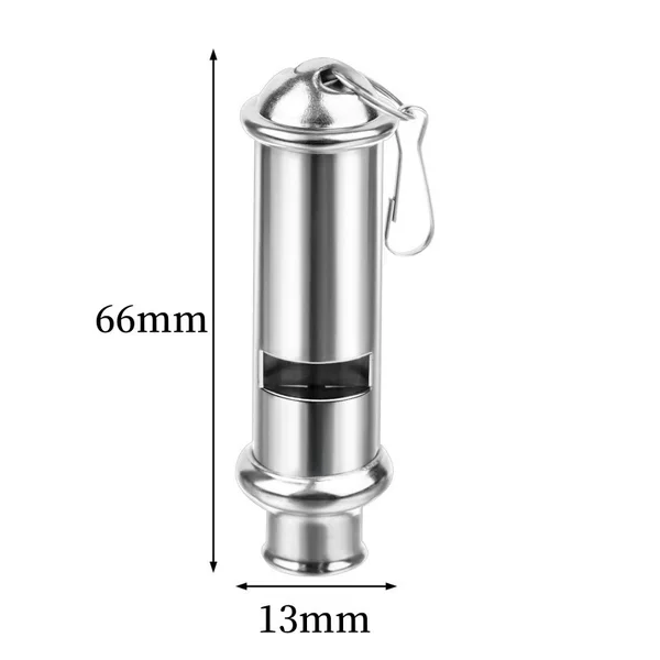 Manufacturer's Genuine Stainless Steel Whistle, High-Frequency Whistle, British-Style Whistle, Dual-Tone Anti-Wolf Loud Whistle