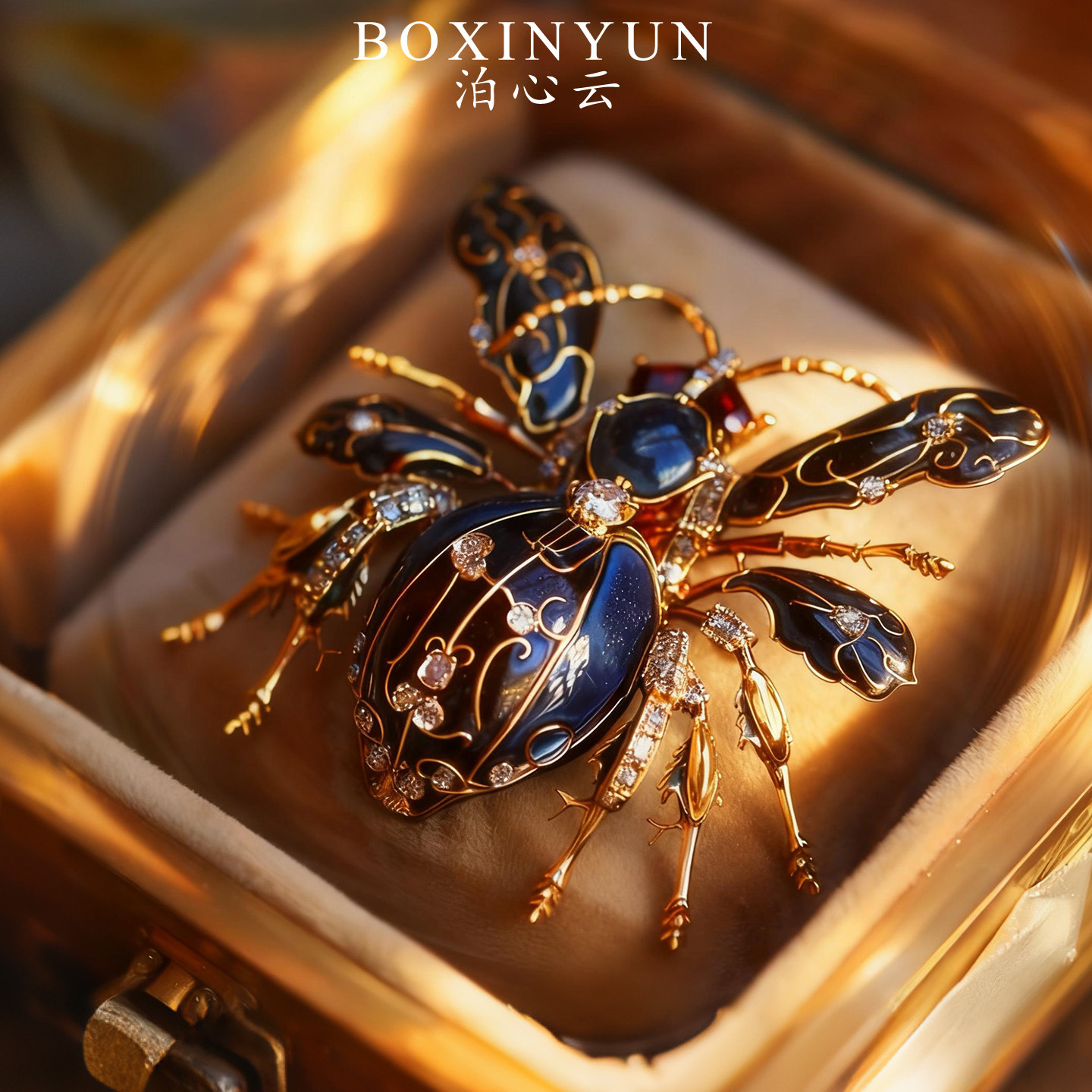 Buxinyun Original Design Ant Brooch, Customized High-End Light Luxury Fashion Niche Design Fun and Quirky Pin