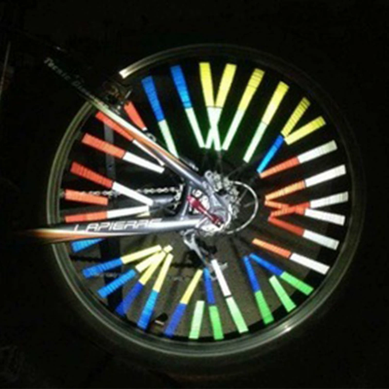 Новая цветная велосипедная Светоотражающая полоса Hot Wheel Dead Fly стальной проволочный зажим Велосипедное оборудование 12 в упаковке