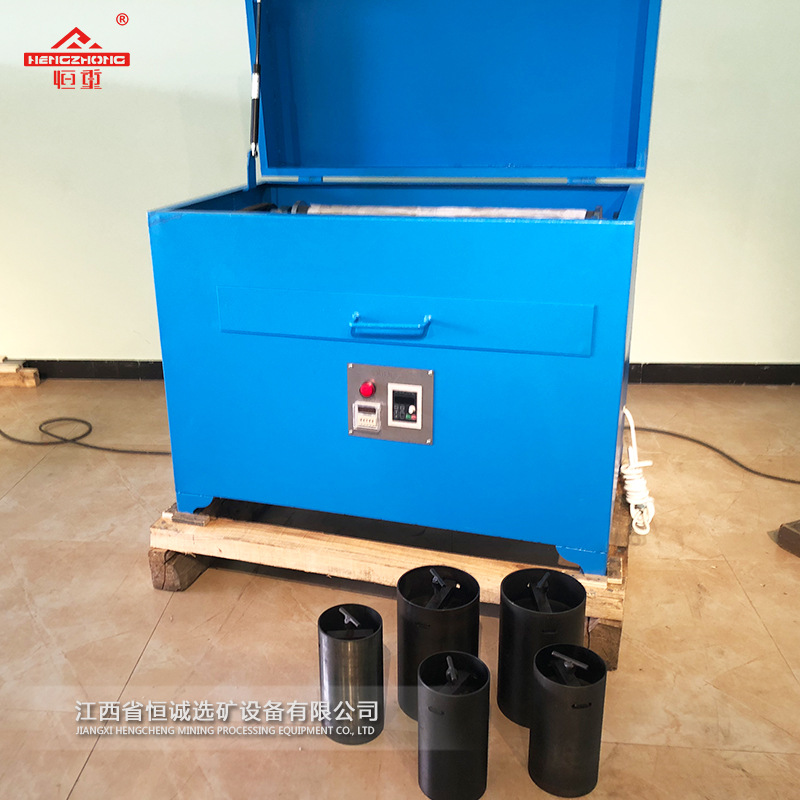 实验室三辊四筒棒磨机智能型矿石粉碎机矿粉磨细混料球棒两用