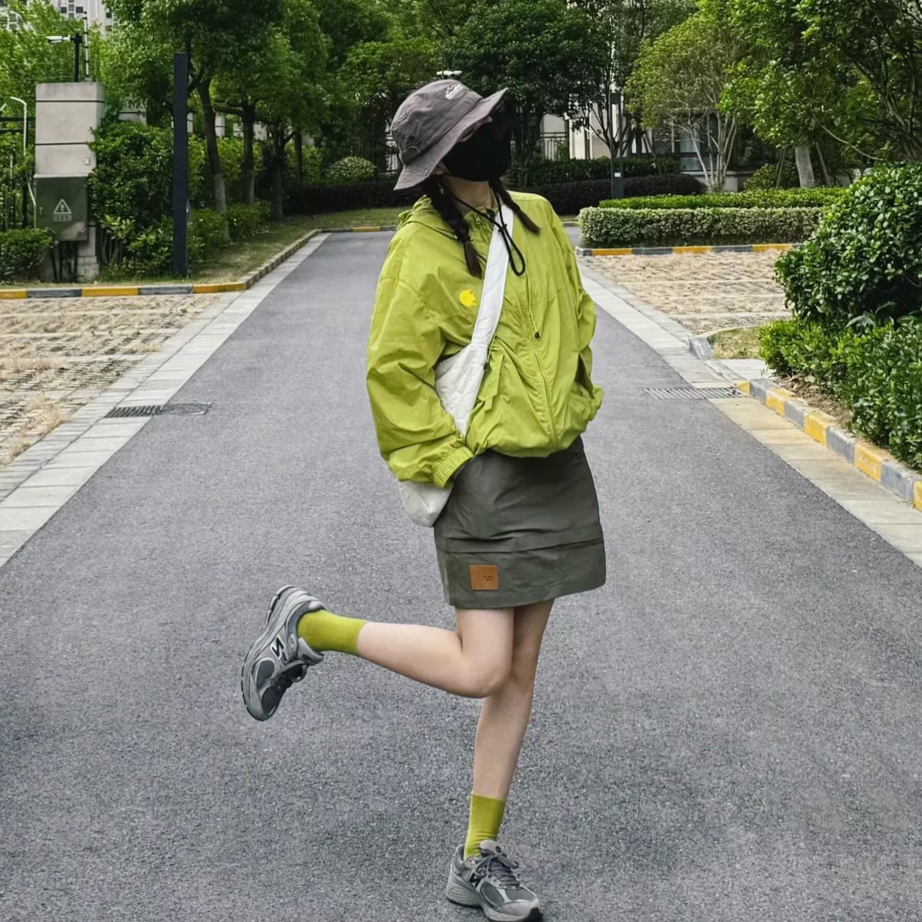 Super Stylish Green Outdoor Sun Protection Clothing for Women, New Summer Korean Style Loose Hooded Casual Sun Protection Fashion Thin Jacket