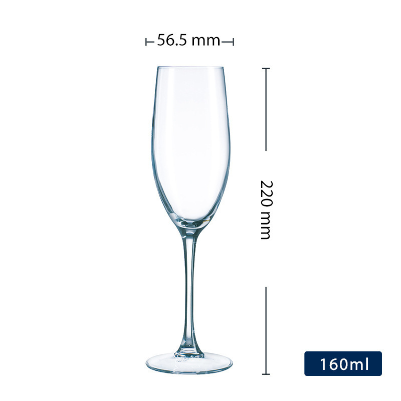 Precio de fábrica al por mayor arco y flecha Gao Nuo copa de vino de vidrio templado de lujo ligero copa de vino gruesa a prueba de caídas copa de vino comercial