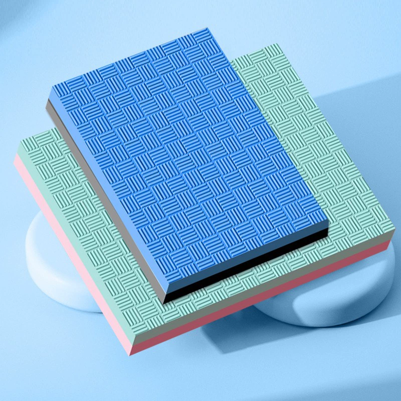 Баланс-пэд, мягкая вставка для шага, 50×20–50×40 см, 2.5–4 см, двухцветный фитнес и йога подушкой