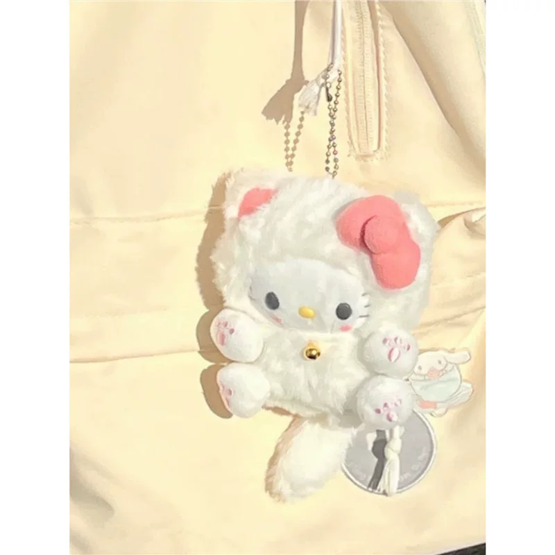 Hello Kitty, подвеска, commemorative high quality plush doll, рюкзак аксессуар