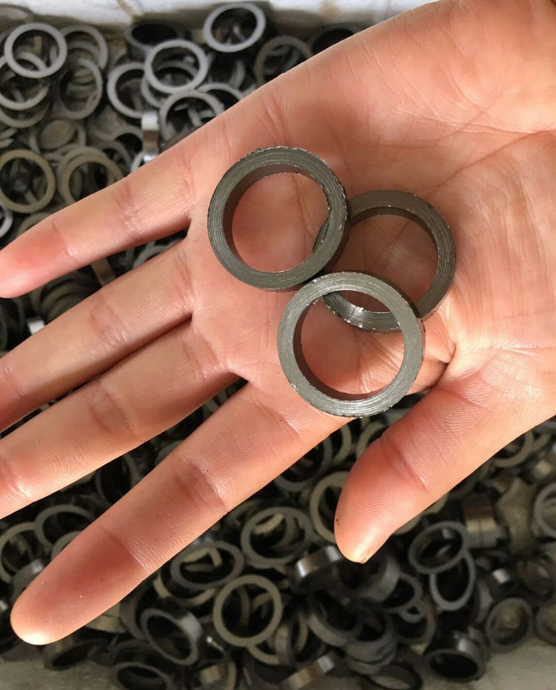 柔性石墨填料环开口石墨密封环膨胀石墨自密封环石墨V型垫片