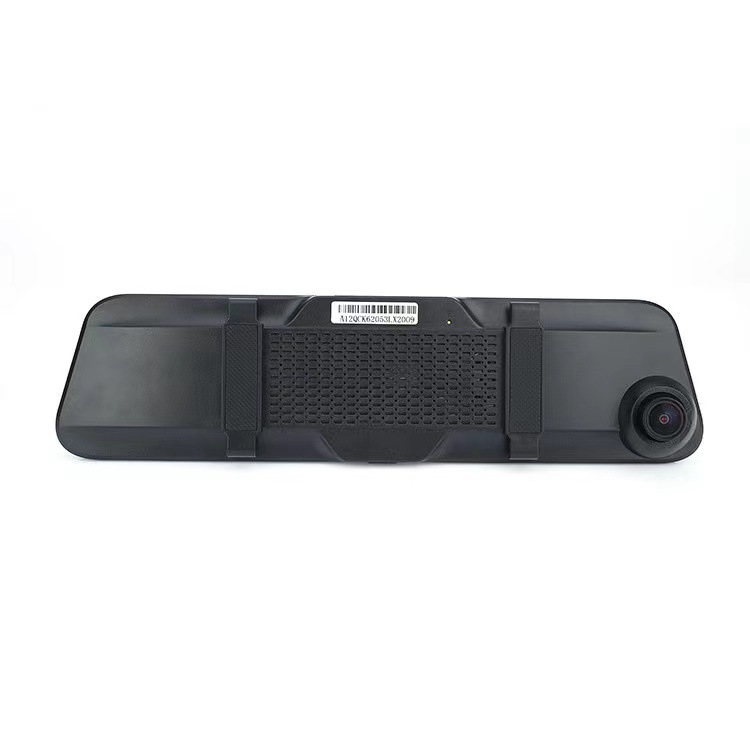 Cross-border hot 4K streaming media 12-inch driving recorder full-screen touch front and rear dual-lens HD video WIFI