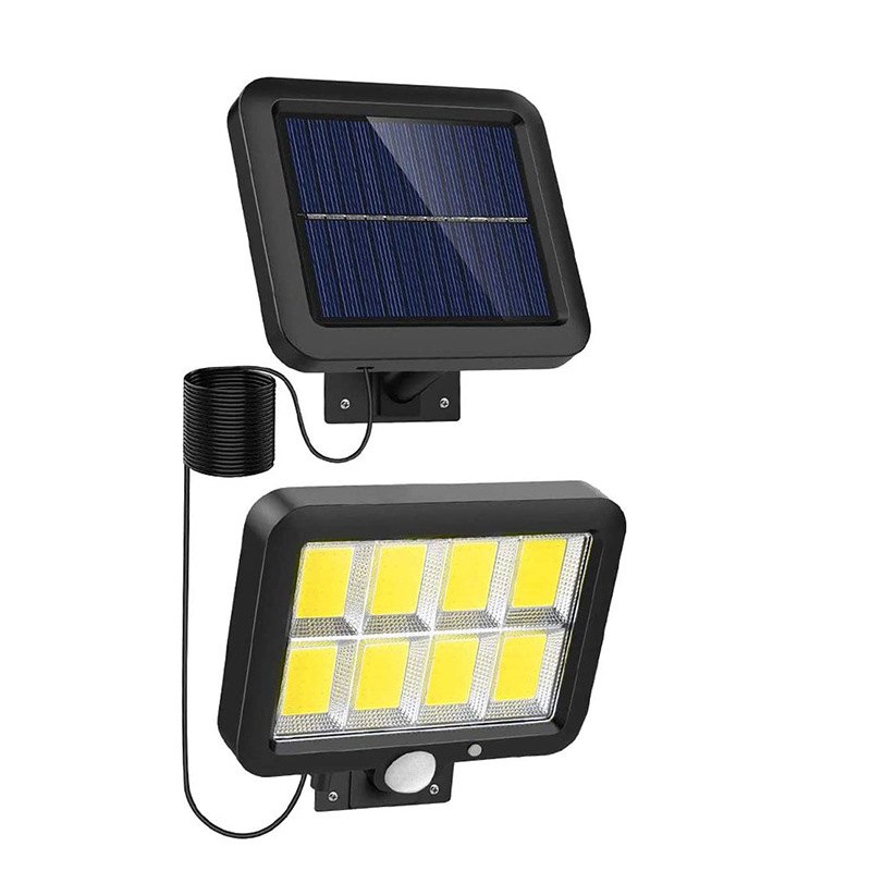 Lámpara de pared solar al aire libre patio Cuerpo Humano lámpara de inducción hogar dividir garaje iluminación LED lámpara de calle al por mayor