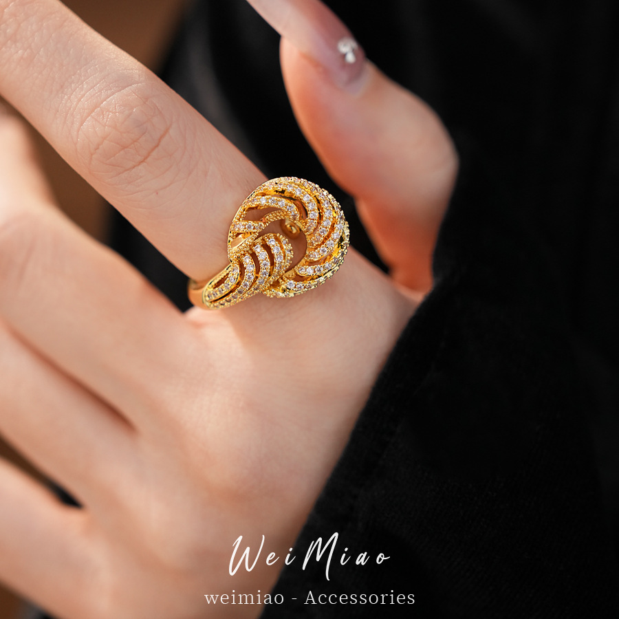 18k oro real electrolito de piedra de silicio distorsionado patrón de apertura pulsera de personalidad pulsera de lujo ligera nicho joyas de alta calidad