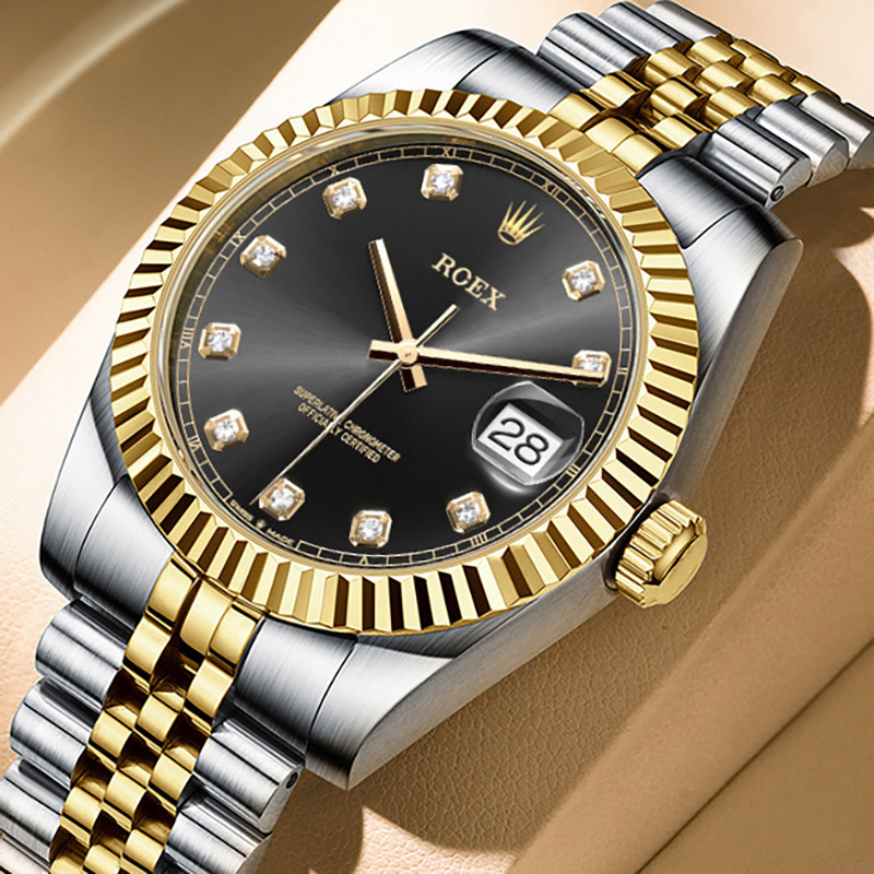 Swiss Genuine New Model Watches ­ Men's Watch, Fully Automatic Watch, Men's Fashionable Classic Waterproof Date Watch.