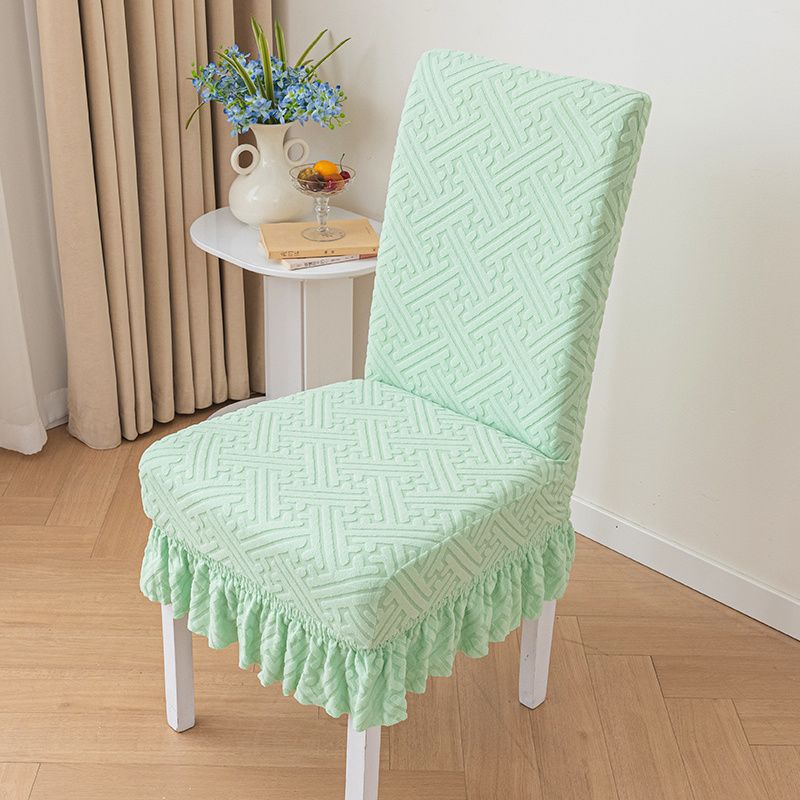Style skirt chair cover-matcha green