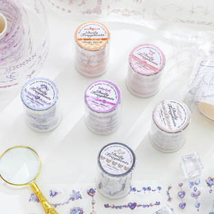 Paper trace PET tape fragments daily series border dividing line hand account decoration material circulation paste 6