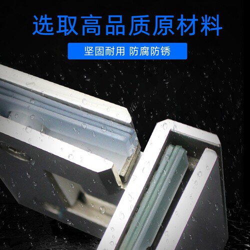 LeLang 304 stainless steel glass hinge 180-degree bi-directional hinge Bathroom shower enclosure mounting clip RSH