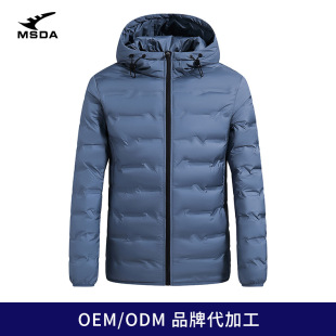 25 New Couple down Jacket White Duck down Anti-Run down Customized Logo Oem Couple Hooded down Jacket for Men