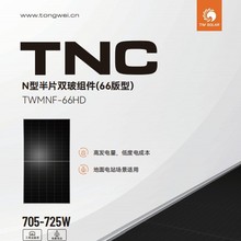 TWMNF通威双玻光伏组件66HD705-725W光伏组件太阳能光伏板
