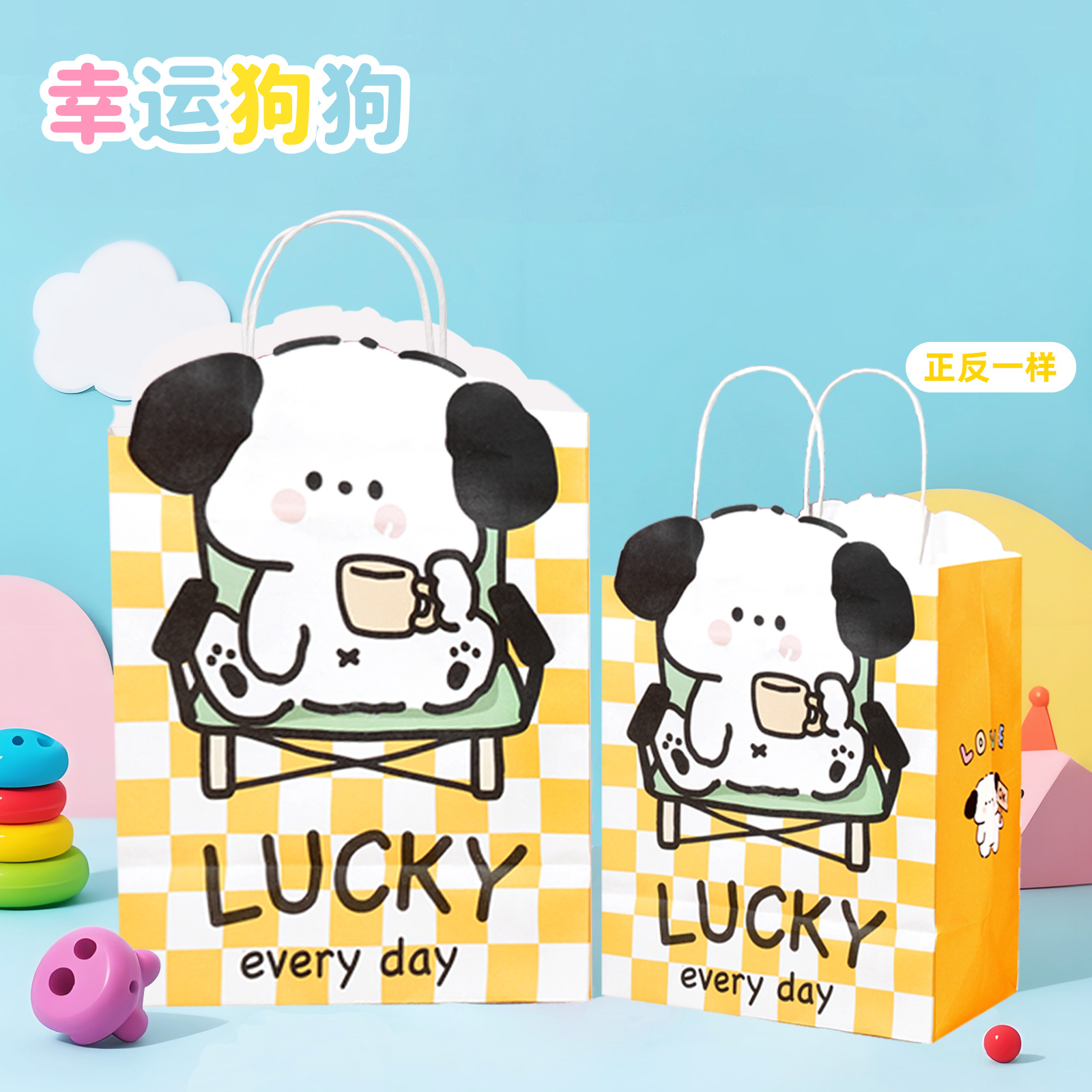 Bolsas de papel kraft personalizadas con LOGO impreso, bolsas de regalo rojas de Año Nuevo, bolsas de papel, bolsas de mano para cafetería, bolsas de embalaje para llevar