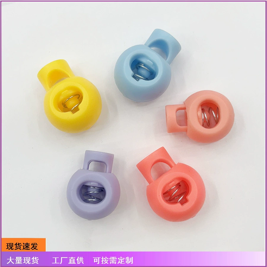 Пластиковая красочная сферическая пружинная пряжка для домашних животных, цепочка P, ограничительная пружинная пряжка, круглая ограничительная пряжка, пряжка для мины