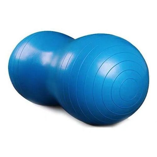 Explosion-proof peanut ball 45x90cm thickened connected PVC fitness ball yoga training large inflatable capsule ball wholesale