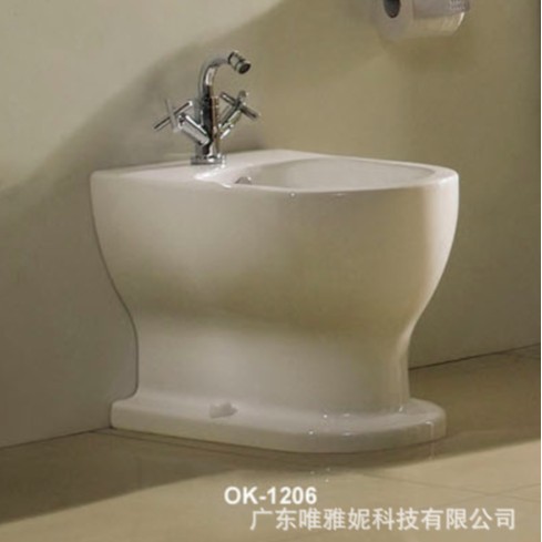 Lavadora para mujeres de piso (OK - 1206) Europa fácil de limpiar, limpieza corporal femenina, estilo europeo.