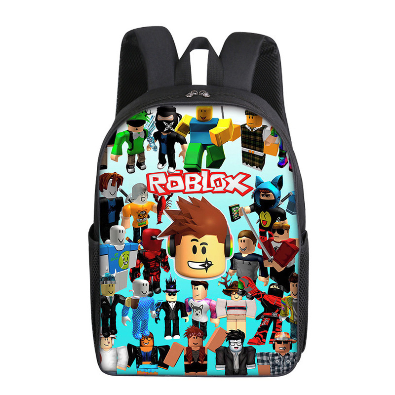Cross-Border New Roblox schoolbag for primary and secondary school students 3D digital printing Rob Loth shoulder bag to map custom Cross-Border New Roblox schoolbag for primary and secondary school students 3D digital printing Rob Loth shoulder bag to map custom